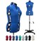 BHD BEAUTY Blue 13 Dials Female Fabric Adjustable Mannequin Dress Form for Sewing Mannequin Body Torso with TriPod Stand Up to 70 Shoulder Height Large