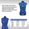 BHD BEAUTY Blue 13 Dials Female Fabric Adjustable Mannequin Dress Form for Sewing Mannequin Body Torso with TriPod Stand Up to 70 Shoulder Height Large