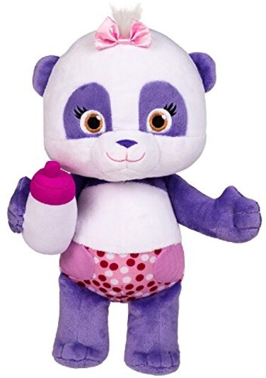 Snap Toys Word Party  Lulu 10 Stuffed Plush Snuggle and Play Baby Panda with Bottle  from The Netflix Original Series  18 Months