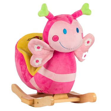 Rockin Rider Blossom The Butterfly Baby Rocker  Pink