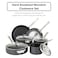 Viking Culinary Hard Anodized Nonstick Cookware Set 10 Piece Dishwasher Oven Safe Works on All Cooktops including Induction
