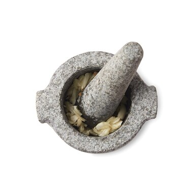 Fox Run Mortar and Pestle with Flange Granite
