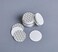 100Pcs 27cm1inch Round Selfadhesive Pressure Sensitive Pads Foamed PS Safety Sealers Tamper Resistant Cap Seal Liners for Cosmetic Jar Bottle Case Sealing