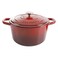 CrockPot Artisan Round Enameled Cast Iron Dutch Oven 7Quart Scarlet Red