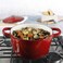 CrockPot Artisan Round Enameled Cast Iron Dutch Oven 7Quart Scarlet Red