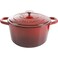 CrockPot Artisan Round Enameled Cast Iron Dutch Oven 7Quart Scarlet Red