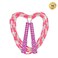 Kids Jump Rope Soft Beaded Plastic Skipping Ropes Adjustable Portable Fitness Exercise Gift for Girls Boys Women Men Beginners Family Indoor  Outdoor Workout Pink