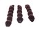3Pcs Brown Magic Hair Bun Maker Hair Styler Foam Sponge Buns Shaper Hair Donut Bun Maker for Women and Girls