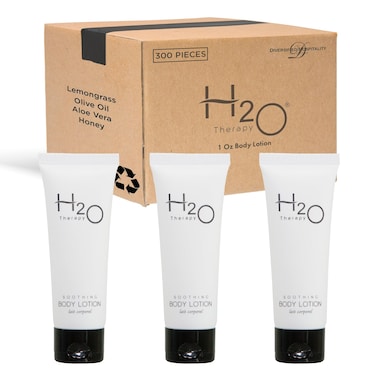 H2O Therapy Body Lotion Travel Size Hotel Hospitality 1 oz Case of 300