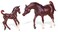 Breyer Classics Chestnut Arabian Horse  Foal Toy Set