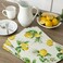 Benson Mills Cork Placemats Set of 4 Thick Cork Place Mats for Kitchen and Dining Tables Easy Clean Table Mats 12 x 16 Rectangular Set of 4 Lemons