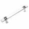 GlideRite Hardware 4718128PC50 Clear Acrylic Cabinet Drawer Pulls 50 Pack 5 Polished Chrome