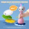 alilohuohuotu Smarty Bunny Shake  Tell Newborn Musical Toy Rattle Teether with Color LearningMusicSongBedtime Story ChewSafe Luminous Ears BPA Free for Kids and Baby Pink
