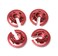 ST Racing Concepts ST3768R CNC Machined Light Weight Aluminum Lower Shock Retainers 4 for Traxxas 4Tec 20 Red