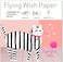 Flying Wish Paper  Write it Light it  Watch it Fly  SUFFRAGETTE KITTY  5 x 5  Mini Kits