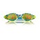 Zoggs Juniors Sea Demon Hologram Lenses Swim Goggles  Greenblue 614 Years