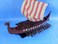 Hampton Nautical Wooden Viking Drakkar Model Boat 24