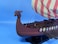 Hampton Nautical Wooden Viking Drakkar Model Boat 24