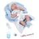 JC Toys Deluxe Realistic Baby Boy Doll 155 Blue 18787