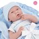 JC Toys Deluxe Realistic Baby Boy Doll 155 Blue 18787