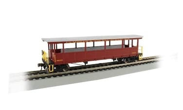 Bachmann Trains 17433 Jackson Sharp OpenSided Excursion Car  Cumbres  Toltec 9619  HO Scale Prototypical Colors