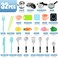 JoyGrow 32PCS Pretend Kitchen Cooking Toys Set Simulated Induction CookerPotsPansUtensilsCookware Playset Cutting ToysEducational Toys for Baby Toddler Girl Boys