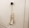 AceAcr 2PC Wood Bead Garland Farmhouse Beads with Tassels Rustic Home Decor Prayer Beads Door Knob Decor