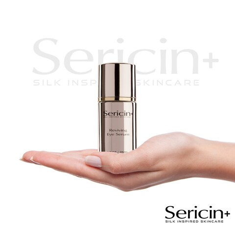 Sericin Plus Reviving Eye Serum  Delivers Immediate Results Minimizes Wrinkles Fine Lines Puffiness Crows Feet Nourishing and Hydrating Eye Serum with SILK