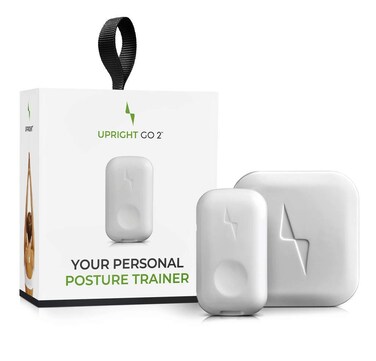 Upright GO Original  Posture Trainer and Corrector for Back  Strapless Discrete and Easy to Use  Complete with App and Training Plan  Back Health Benefits and Confidence Builder