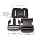 SGH Pro Extra Thick Military Grade Dual Adjustable Quick Side Release Buckles Clips Snaps 2 Wide 2 Pack No Sewing Heavy Duty Plastic Replacement for Nylon Strap Webbing Boat Cover Backpack Fanny Pack