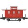 Bachmann OldTime Caboose  Union Pacific  N Scale Prototypical Oxide Red