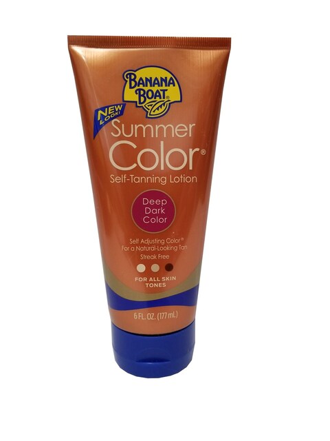 PACK OF 6  Banana Boat Summer Color SelfTanning Lotion Deep Dark Color  6 Ounces