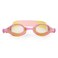 Bling2O Girls Strawberry Lemonade Rhinestone Swimming Goggles with UV Protection Ages 3 up  LatexFree 100 Silicone  Includes AntiFog  UV Protection  Hard Protective Cover  Adjustable Nose