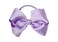 Anna Belen Girls Lila Large Grosgrain Bow Hair Tie OS Lavender