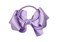 Anna Belen Girls Lila Large Grosgrain Bow Hair Tie OS Lavender