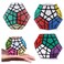 Dreampark Speed Cube Set  Includes 3x3 Speed Cube Pyramid Speedcubing Puzzle Megaminx Cube and Mirror Cube 4 Pack