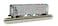 Bachmann Industries PS2 Southern Pacific ThreeBay Covered Hopper Vehicle N Scale