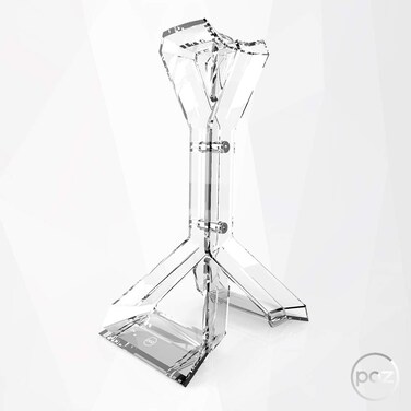Headphone Stand  PAZ Mirrim Acrylic Headphone Stand Headset Holder Stand for OnEar OverEar Gaming Headsets Clear