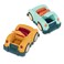 Battat Wonder Wheels Set Of 2 Toys Cars For Kids  Toy Roadsters With Movable Parts  Pretend Play Recyclable Materials Roadsters 1 year