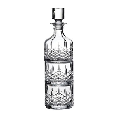 Marquis by Crystal Waterford Markham Stacking Decanter  Tumbler pair