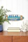 Beachcombers Relax Surfboard Shape 142inch Length Plaque Blue