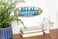 Beachcombers Relax Surfboard Shape 142inch Length Plaque Blue