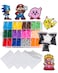 EVORETRO Fuse Beads Kit in a Box 14 Bright Gaming Color Colors 6800 Pixel Perler Beads Kit 4 Peg Boards Pliers Extra 2 Black  1 Bag White Melty Beads  Toys for Ages 513  Patterns NOT Included
