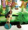Princess Deluxe Birthday Cake Topper Set Featuring Rapunzel Belle Jasmine Merida Pocahontas and Decorative Themed Accessories