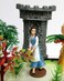 Princess Deluxe Birthday Cake Topper Set Featuring Rapunzel Belle Jasmine Merida Pocahontas and Decorative Themed Accessories