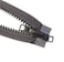 YKK Zipper Black 24 Inch 10 Marine Grade Double Pull Tab Metal Slider