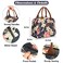 LOKASS Lunch Bag Women Insulated Lunch Box Waterresistant Lunch Tote Thermal Lunch Cooler Soft Liner Lunch Bags for Lady Adults WorkPicnicBeachFishing Peony