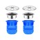 Sydien 2Packs Silicone Drain Backflow Preventers Floor Drain Trap 1 Way Valve for Pipes Tubes in Toilet Bathroom 4045mm Hole65mm Depth