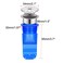 Sydien 2 Pack Silicone Drain Backflow Preventer for Pipes Tubes in Toilet Bathroom Suitable for 445 cm Diameter