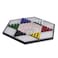 NOVICA Marbel chekers Mexican Marble Handcrafted Onyx Chinese Checkers Board Game from Mexico Colorful Multicolor